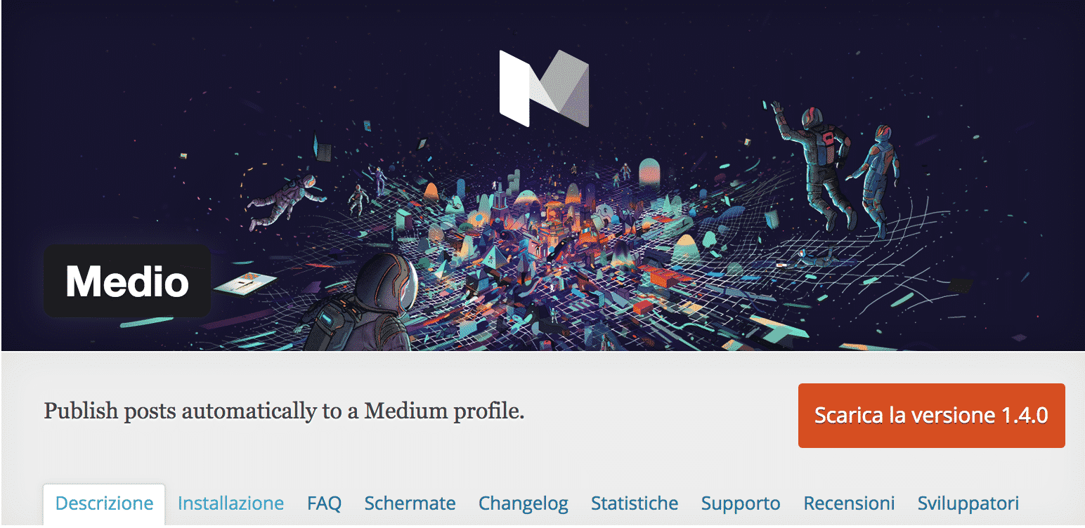 Medio - il plugin WordPress ufficiale per Medium